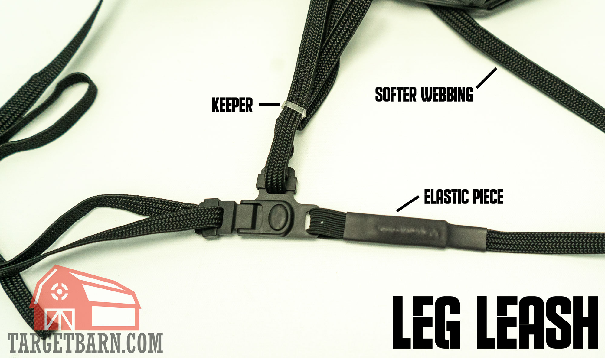 the single point leg leash labeled with new features