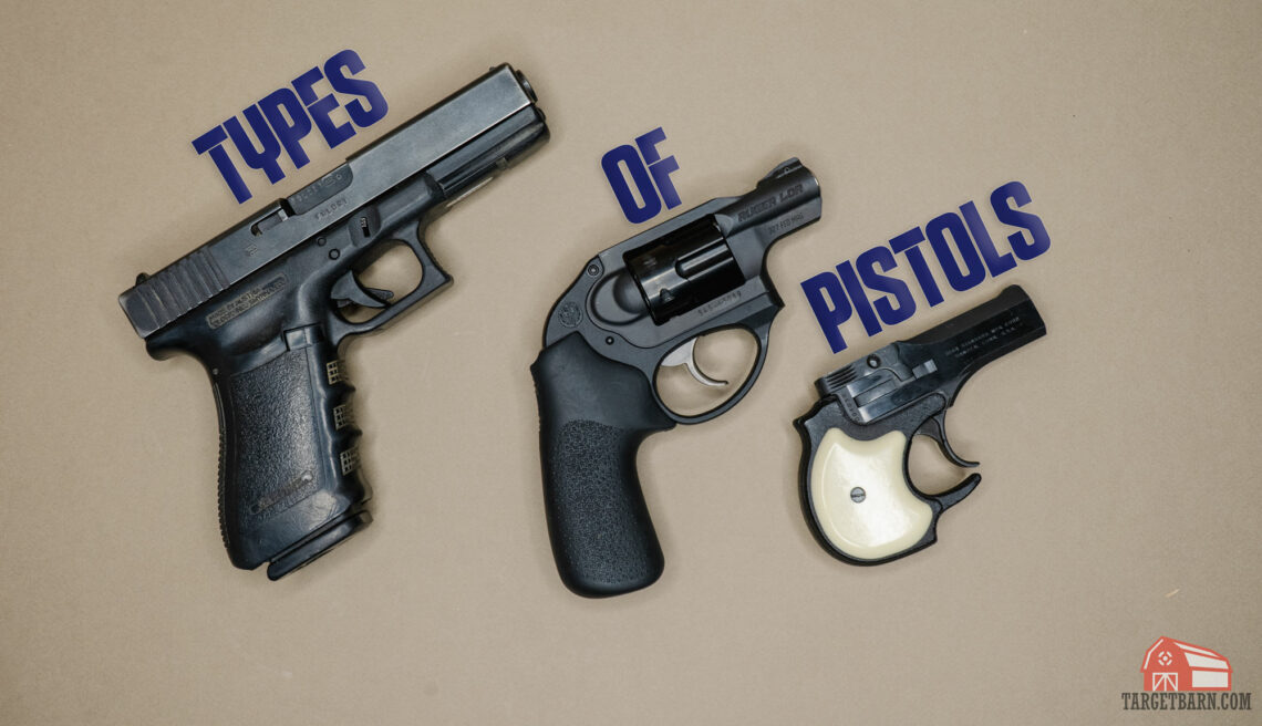 different types of handguns
